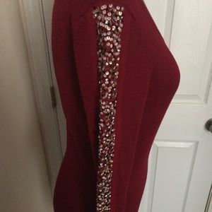 Andrew Marc New York Women’s Beaded Sweater Dress